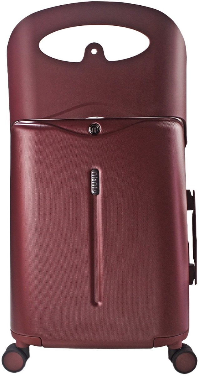 Miamily Carry-On - Handbagage koffer - Ride-on voor kinderen - Met zitje tot 100kg - TSA slot - Burgundy