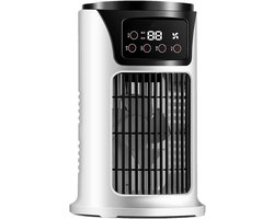Draagbare Airco - Persoonlijke Koeler - Directe Verkoeling - Energiebesparend - 19.5 cm - Wit