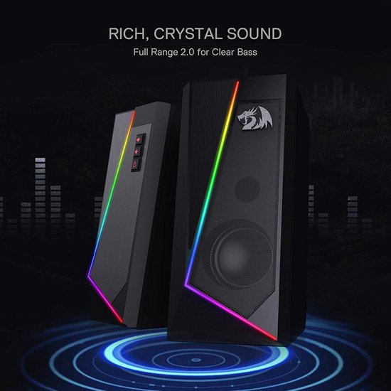 Upgrade je Geluidservaring met de R40 Computer Speakers - 2.0 USB Powered PC Speakers met Bluetooth 5.3! van Lenovo — afbeelding 2
