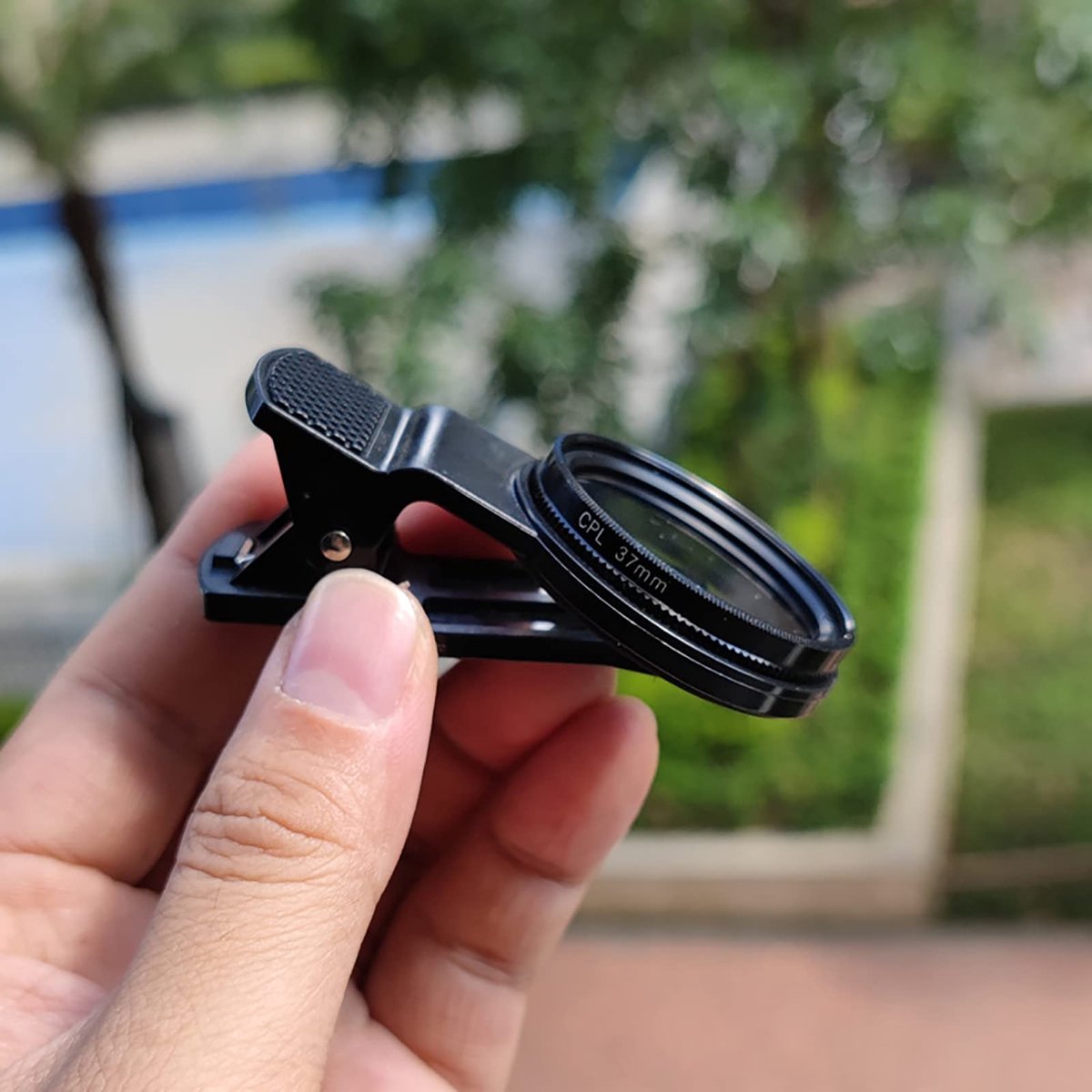 Dailygoods- Polarisatorfilter Clip-on Ontwerp - Professioneel CPL-filter - Smartphone Lens - Reflectie Verwijdering - Rijkere Kleurverzadiging - Magnetisch Systeem - Camera Filter