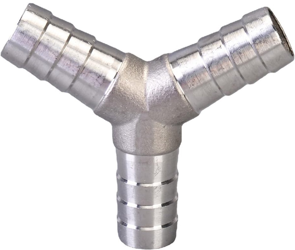 Dailygoods- Pijpconnector Y-vormig - 20 mm - Roestvrij Stalen Slangweerhaakadapter - 3-weg Fitting - Hard en Slijtvast - Corrosiebestendig - Slangfitting