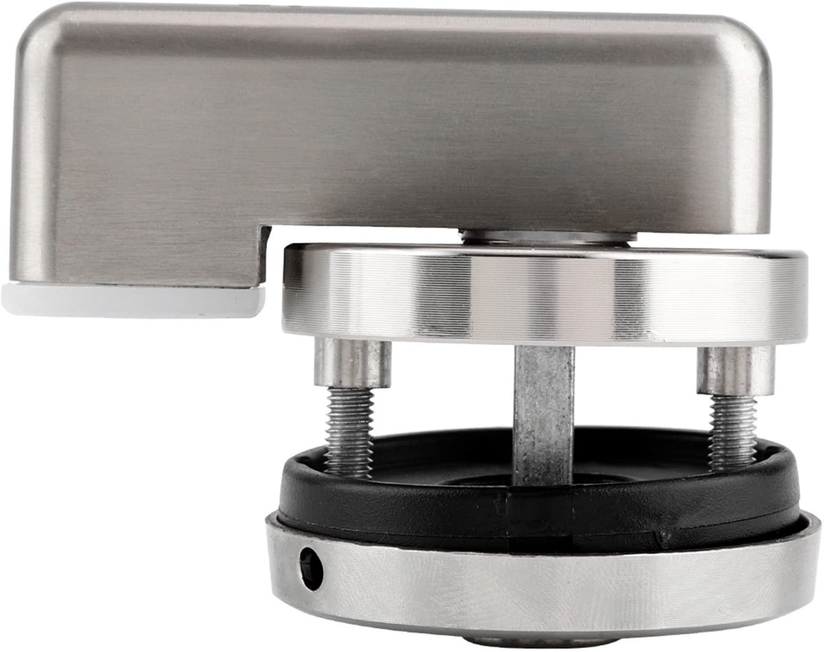 Dailygoods- Deurslot Roestvrij Staal - Deurslot Buitendeur - Deurslot met Sleutel - Deurslot Binnendeur - Deurslot voor Publieke Toiletten - Dikte Plaat 12-18 mm - Toilet Slot