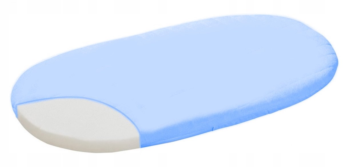 Olka Jersey Kinderwagenonderlegger 35x75 cm Blauw met Elastiek