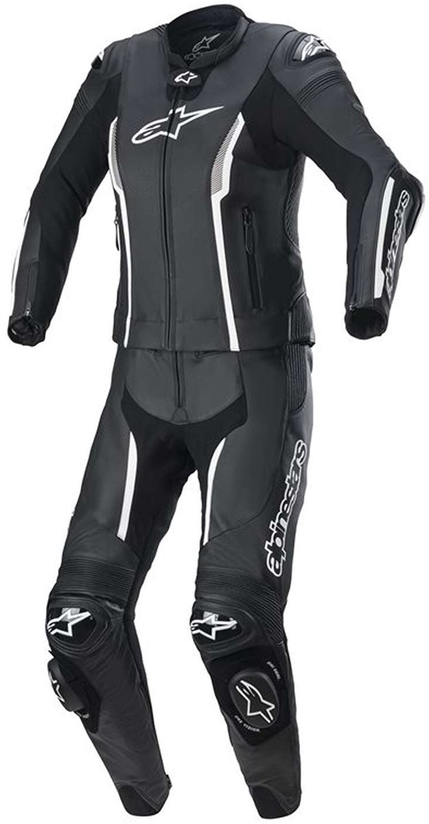 Alpinestars Stella Missile V2 2-Delig Pak Zwart Wit - Racepak
