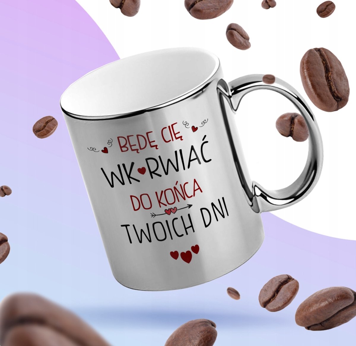 Zilveren Mok - Unieke Valentijnsdag Cadeau voor Hem & Haar