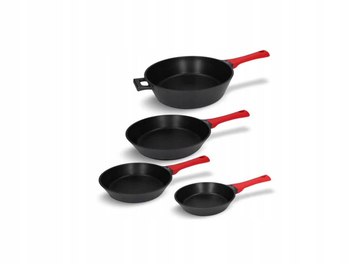 Zwieger Obsidian Pannenset 4 Delen - Non-stick & Inductie