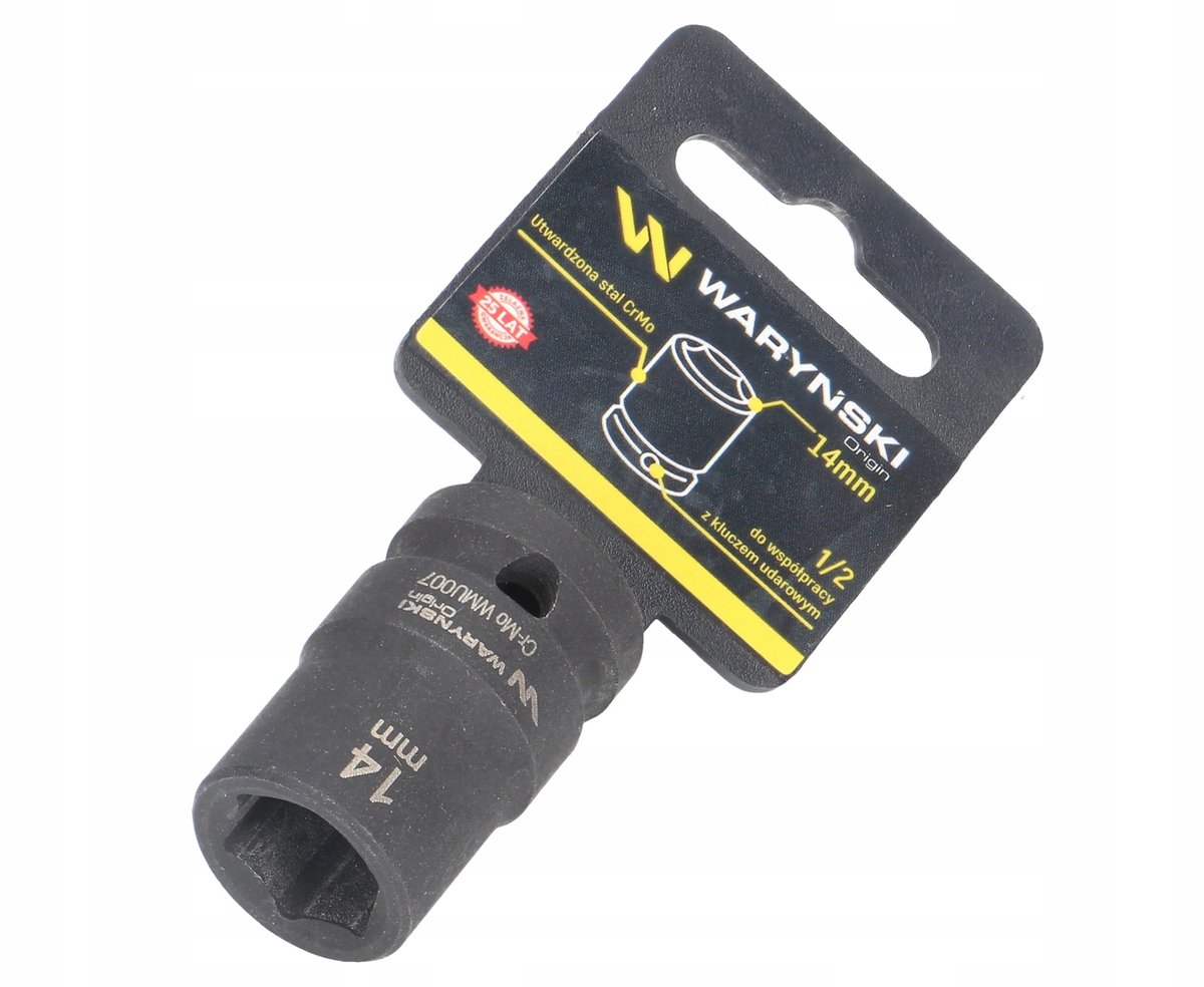 Waryński Slagdoppensleutel 1/2" 14 mm - Duurzaam Cr-Mo Staal