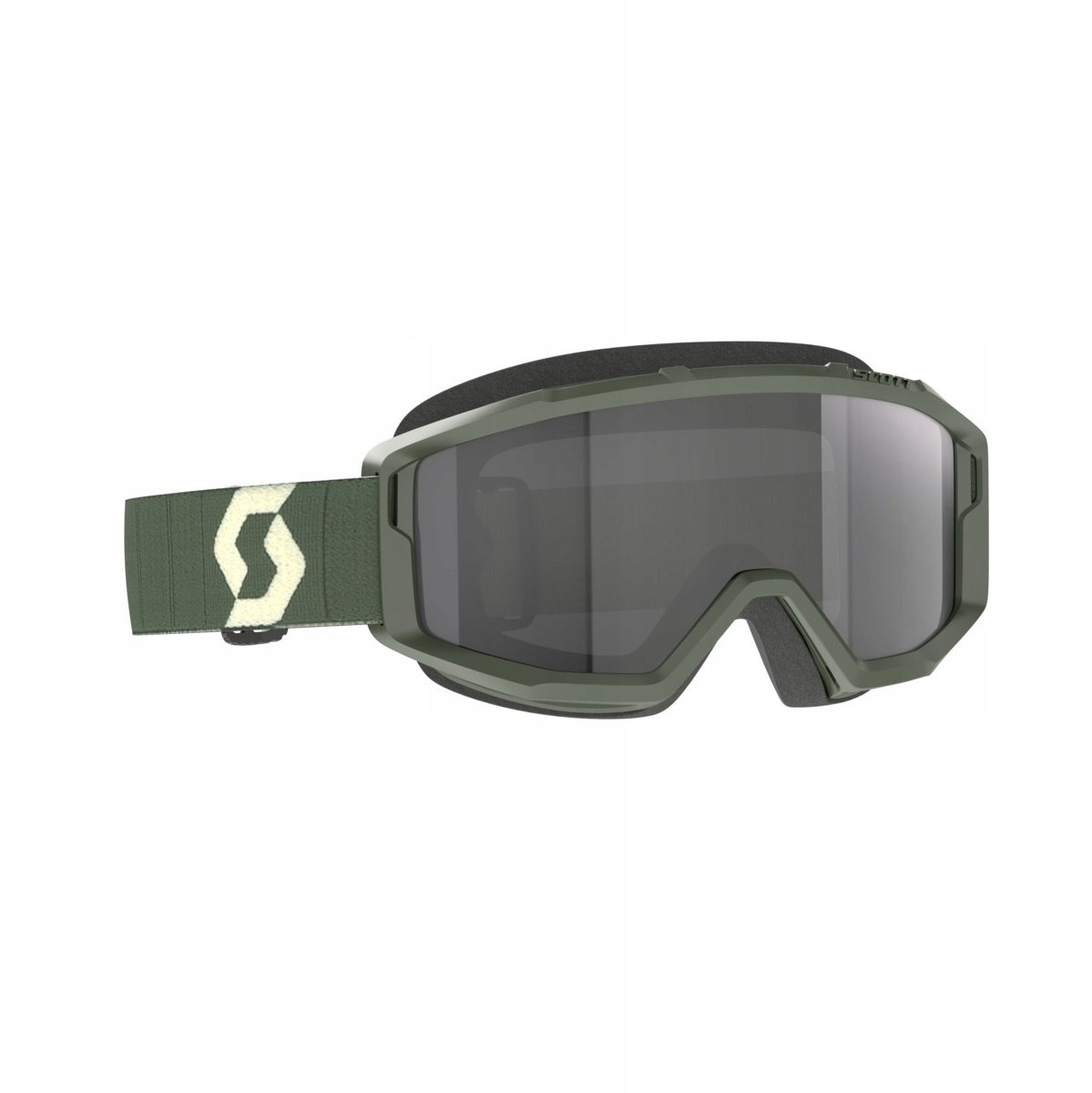 SCOTT Primal Sand Dust Khaki Motorzonnebril met grijze lens