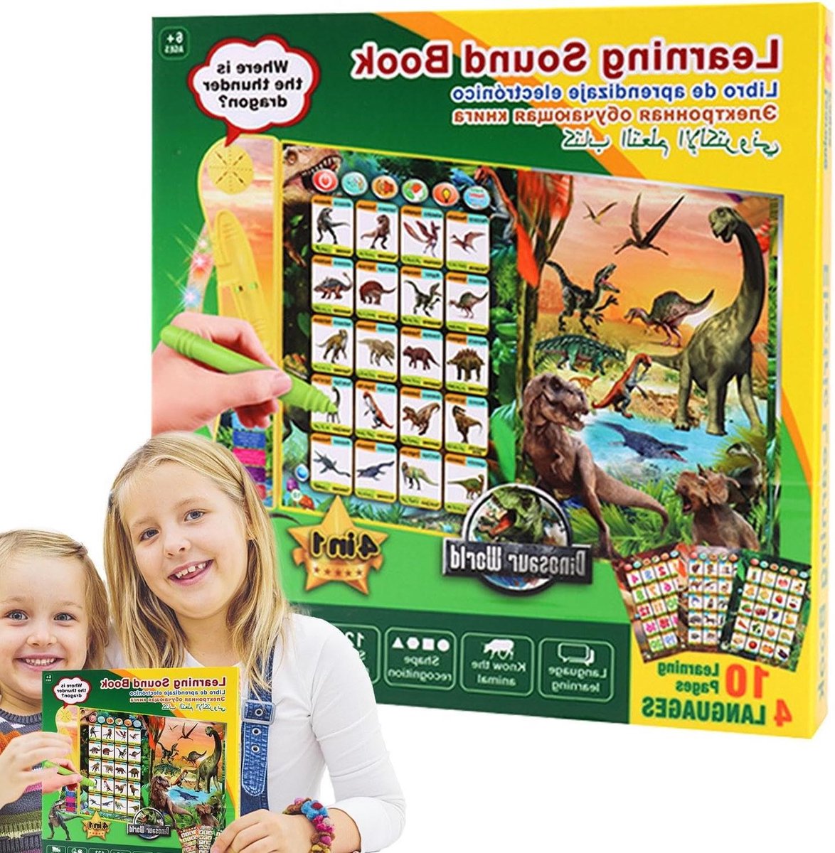 Kinder Geluidsboeken - Interactieve Boeken - Educatief Spel - Meertalig Leren - 26.3 x 25.6 cm - Uniek Kenmerk