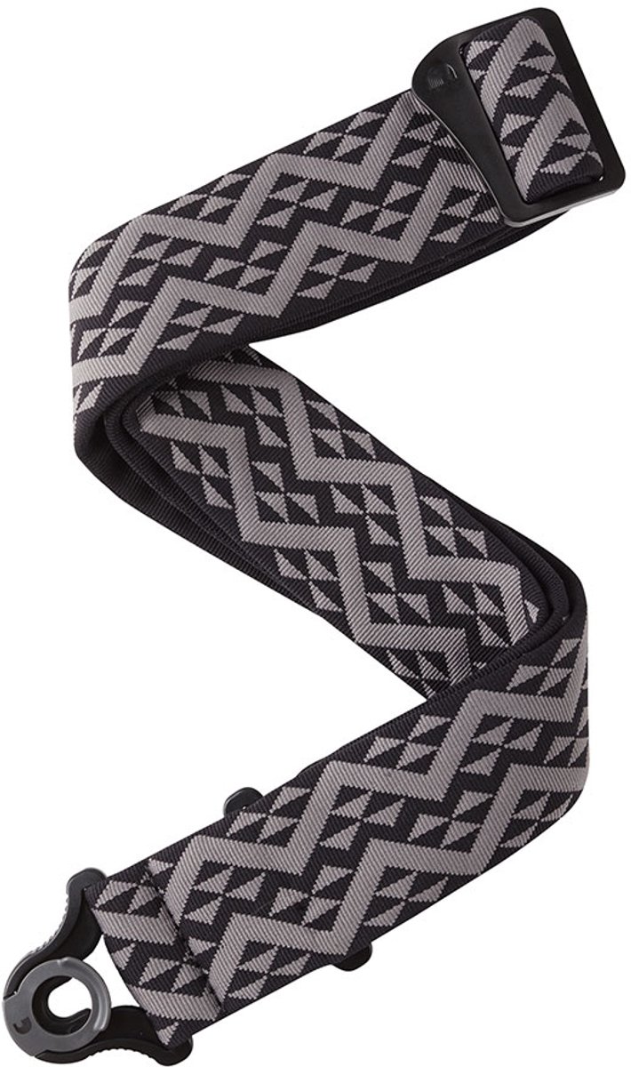 D'Addario 50BAL03 Auto Lock gitaarband Padded Geometric