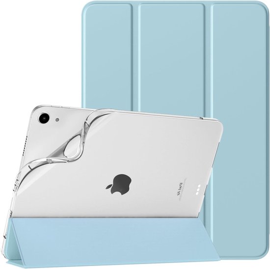 Slimme en Dunne TPU Hoes voor iPad Air 11 Inch - Bescherming, Mat, Grijs Blauw, Geschikt voor 5e/4e Generatie 2022/2020 — afbeelding 4