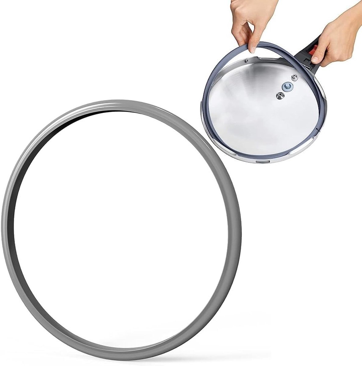Sealing Ring van 22 cm van Silicoon voor Drukpannen - Vervangingsonderdeel voor WMF Perfect Drukpannen 3 L, 4.5 L, 6.5 L, 8.5 L - Veilig Afsluiten en Perfecte Kookresultaten