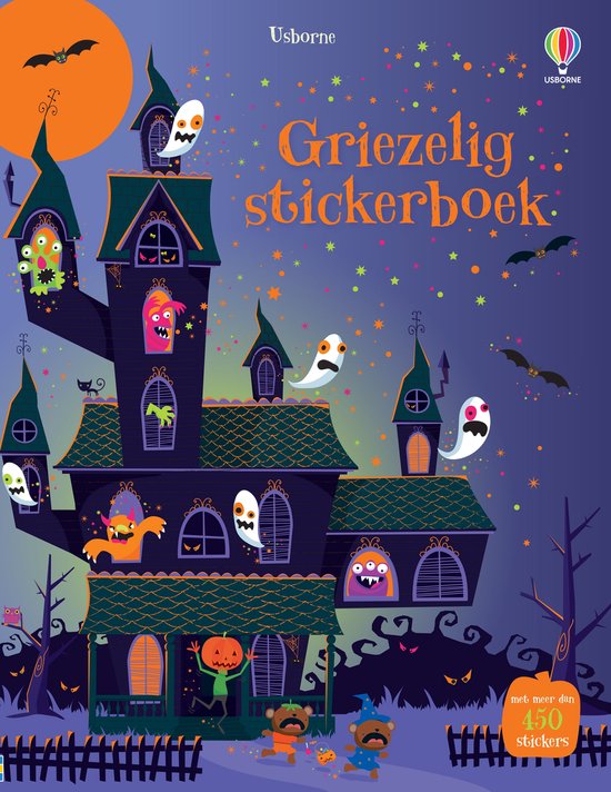 Griezelig stickerboek - cover