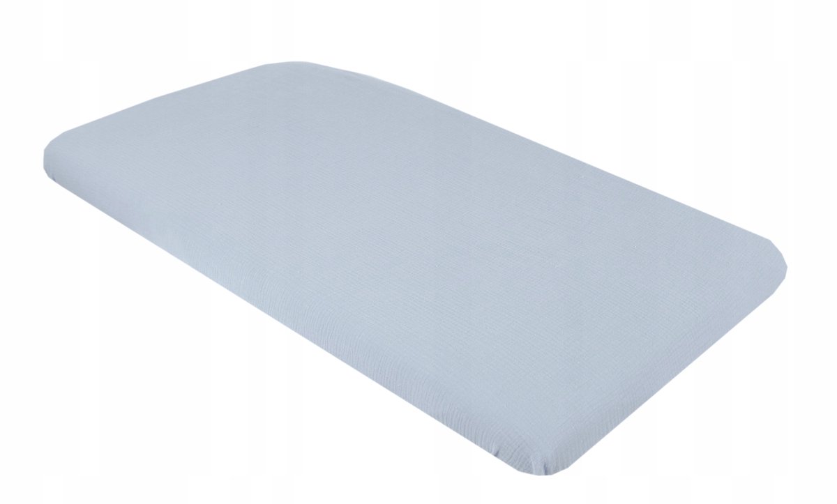 BabyLux Muślinen Hoeslaken met Elastiek 70x140cm - Grijs