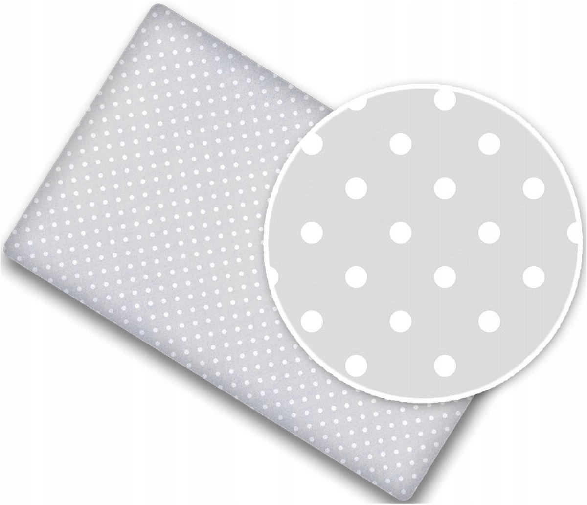 Babymam Hoeslaken 120x60cm Katoen met Elastiek - Stippen