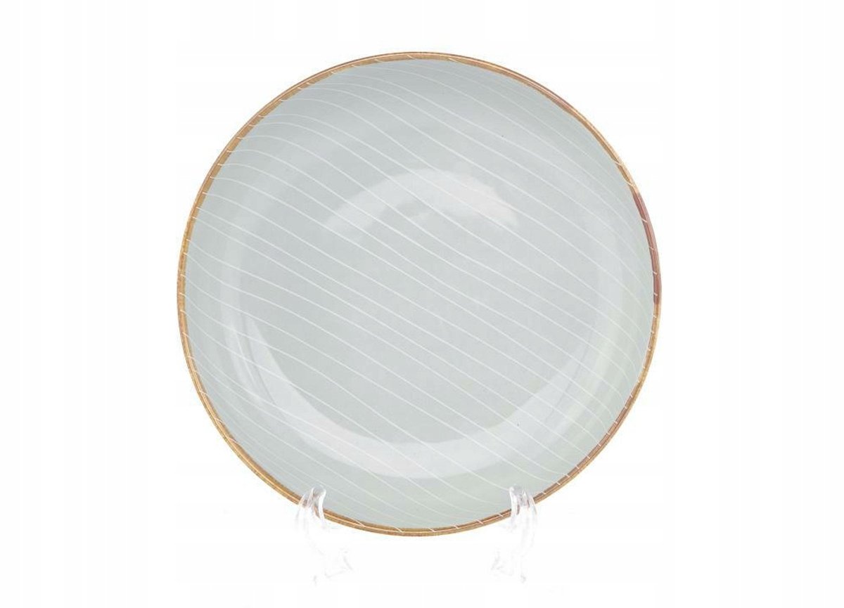 Diepe Borden Bergen Grijs 22cm - Porselein Bogucice