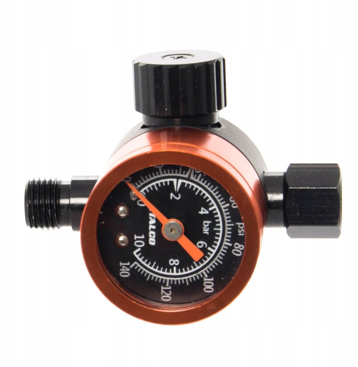 ITALCO Luchtregelaar met Manometer 1/4"