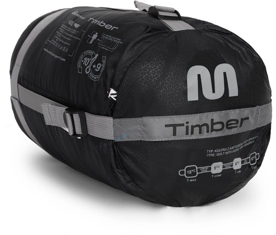 Meteor Timber Slaapzak - Comfort tot -10°C, 2-in-1 Model met Flanellen Voering van Meteor — afbeelding 3