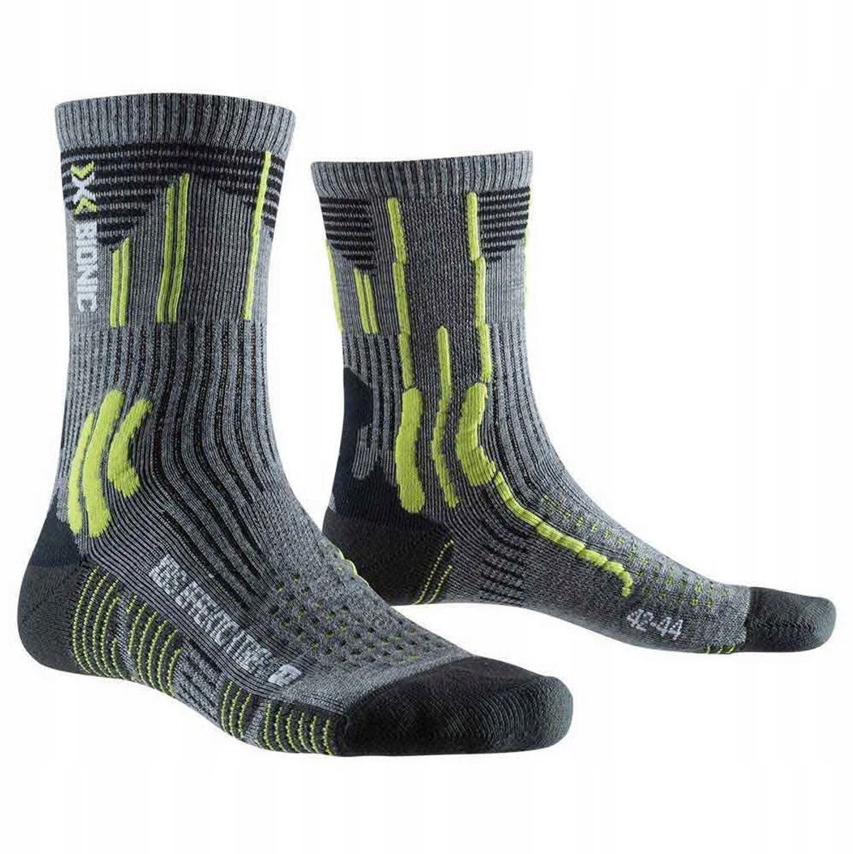 X-Socks Effektor Trek 4.0 Merino Wandelsokken Grijs