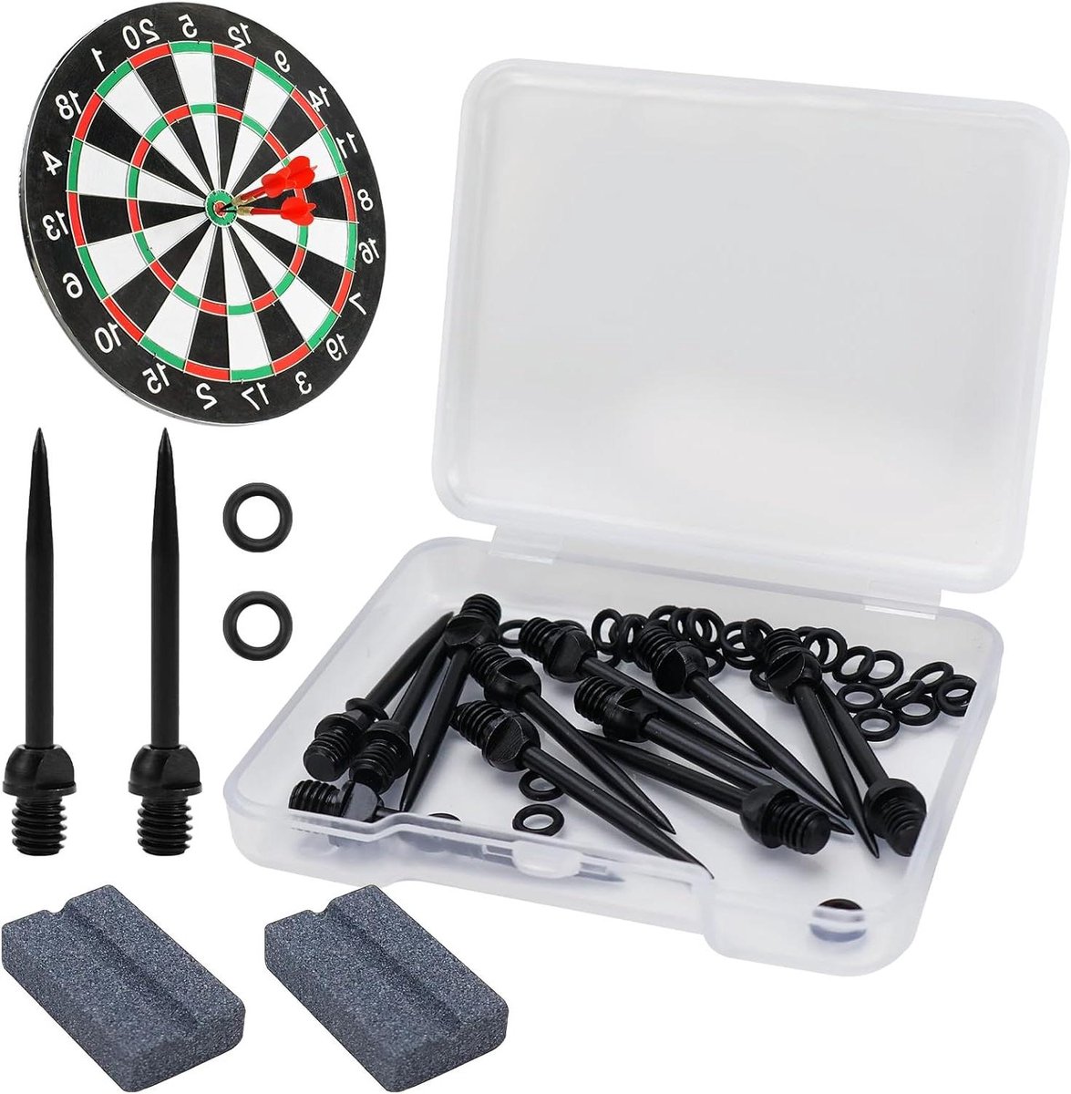 Dartpunten - Reservepunten - Darts Spelen - Roestvrij Staal - 200 Stuks - Metaal