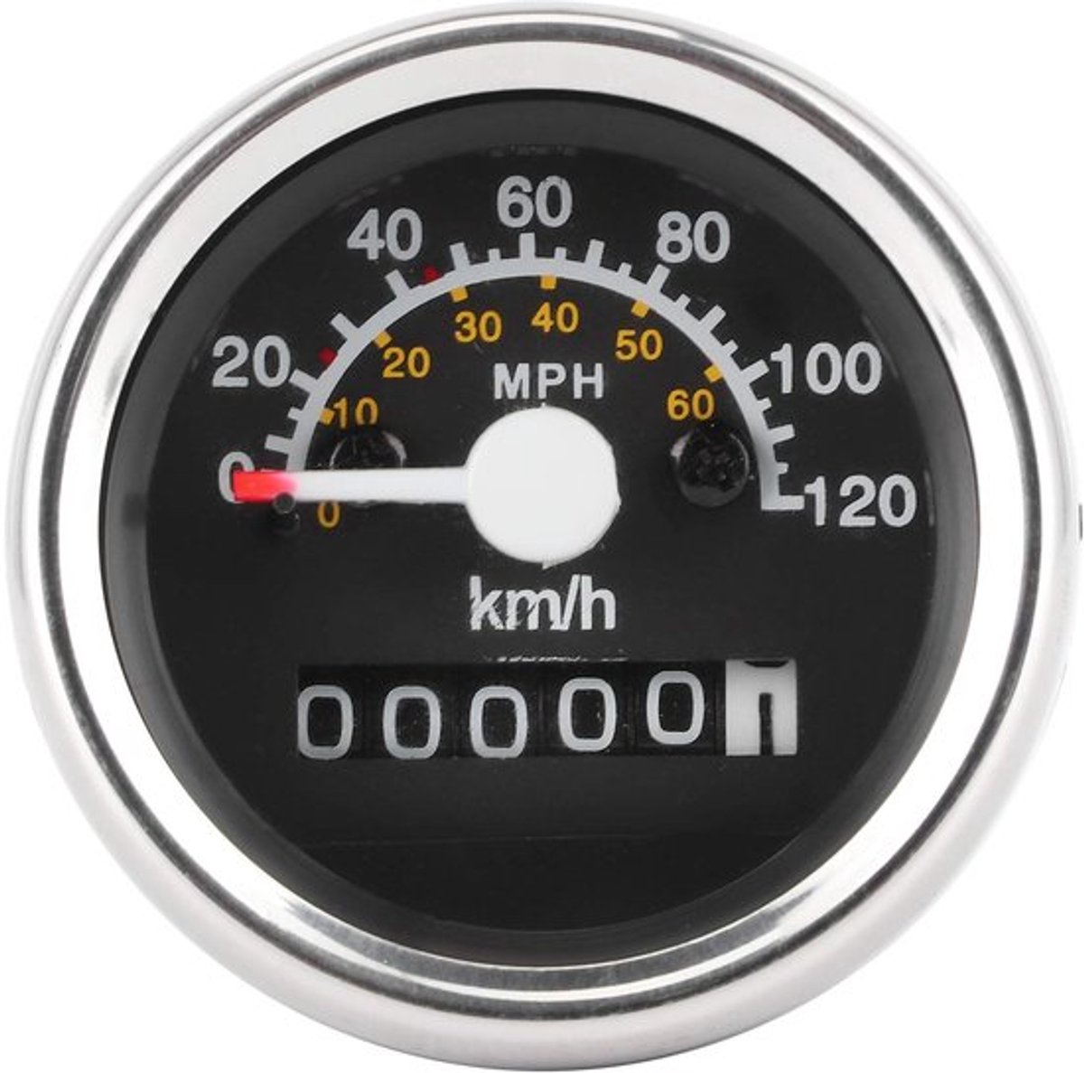 Allecto - Tachometer - 12V Tacho - LED-Hintergrundbeleuchtung