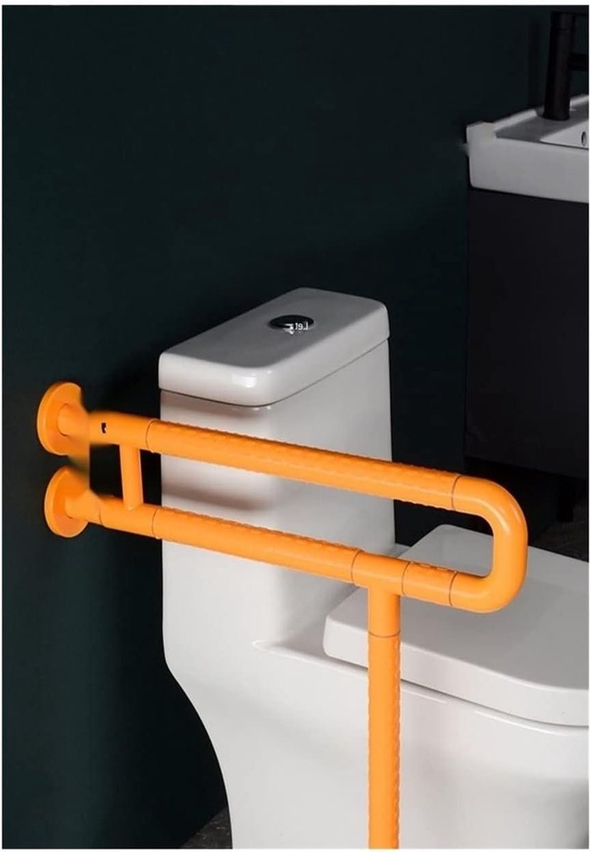 Badkamer Greep - Veiligheidshandvat Hulpgreep - Veilig Staan - 300kg Draagkracht - 62 cm - Wit