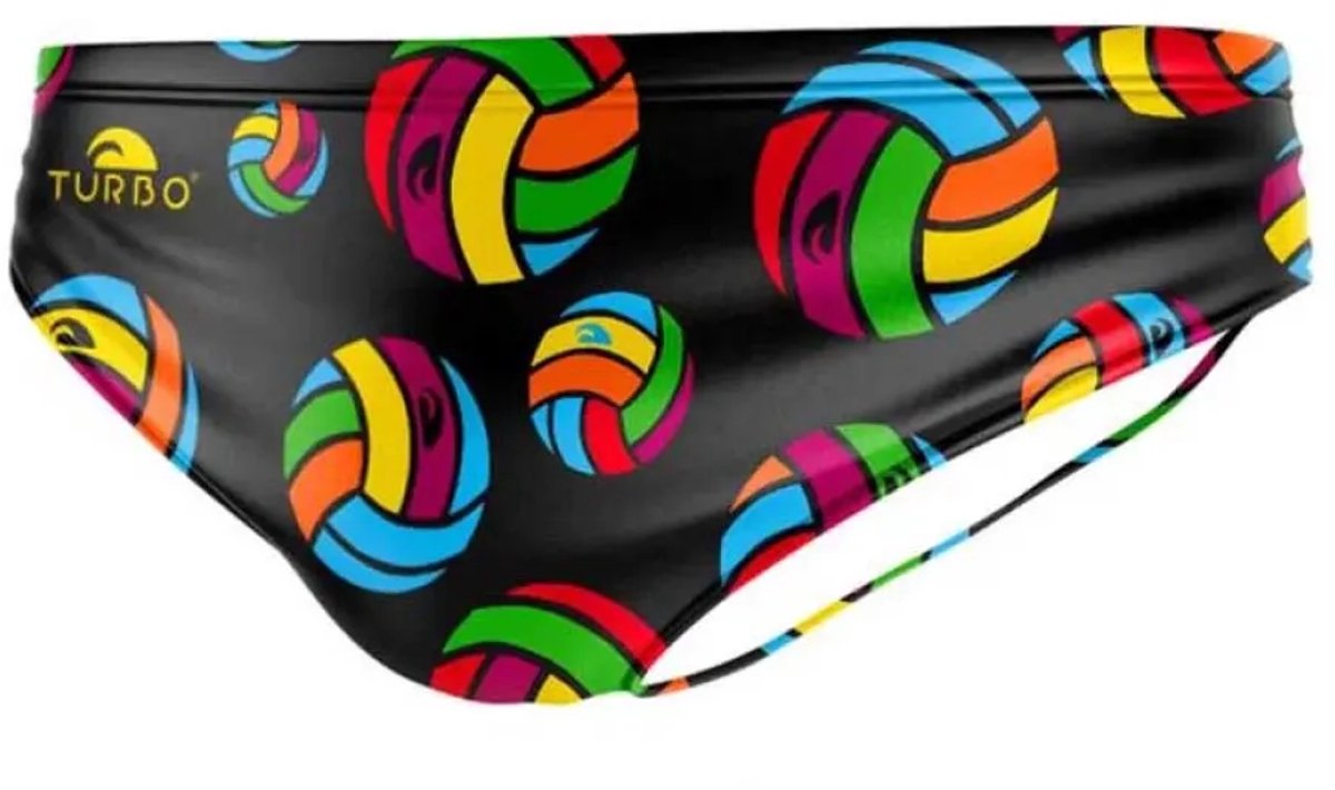 Turbo Multi Balls 06 Zwemslip Zwart 2 Years Jongen