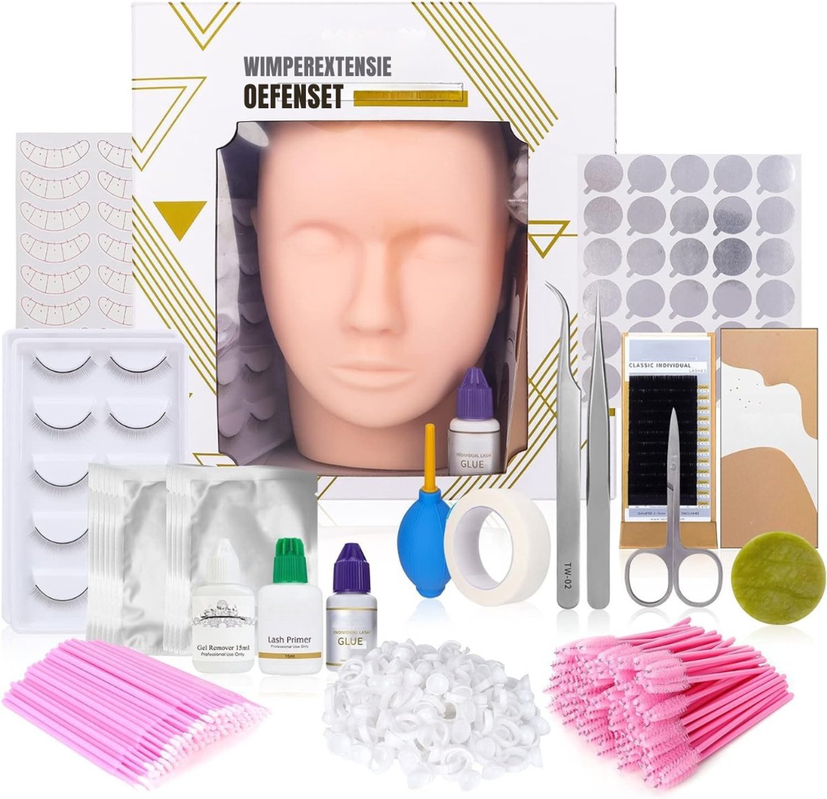 Nexvo® Wimperlifting set - Wimperlift - Wimpers - Wit- 26cm x 25cm x 14cm