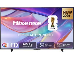Hisense 85E7S SmartTV - 85 inch - 4K Hi-QLED - 2026 - Hi-QLED Colour - Dolby Vision Atmos - AI 4K Upscaler - AI Smooth Motion - Game Mode Plus - Filmmaker Mode