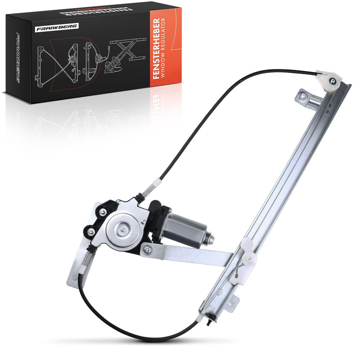 Frankberg 1x Raamhebbor Voor Links voor Fiat Uno Hatchback 1989-1995