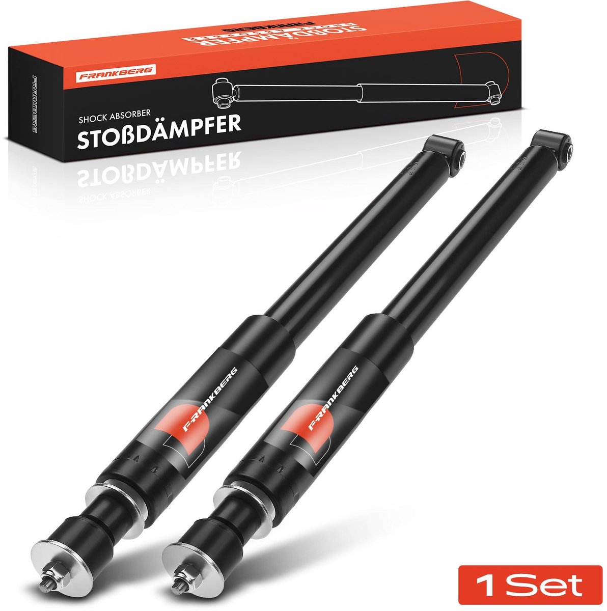 Frankberg 2x Demper Achteras voor Mercedes C-Klasse W