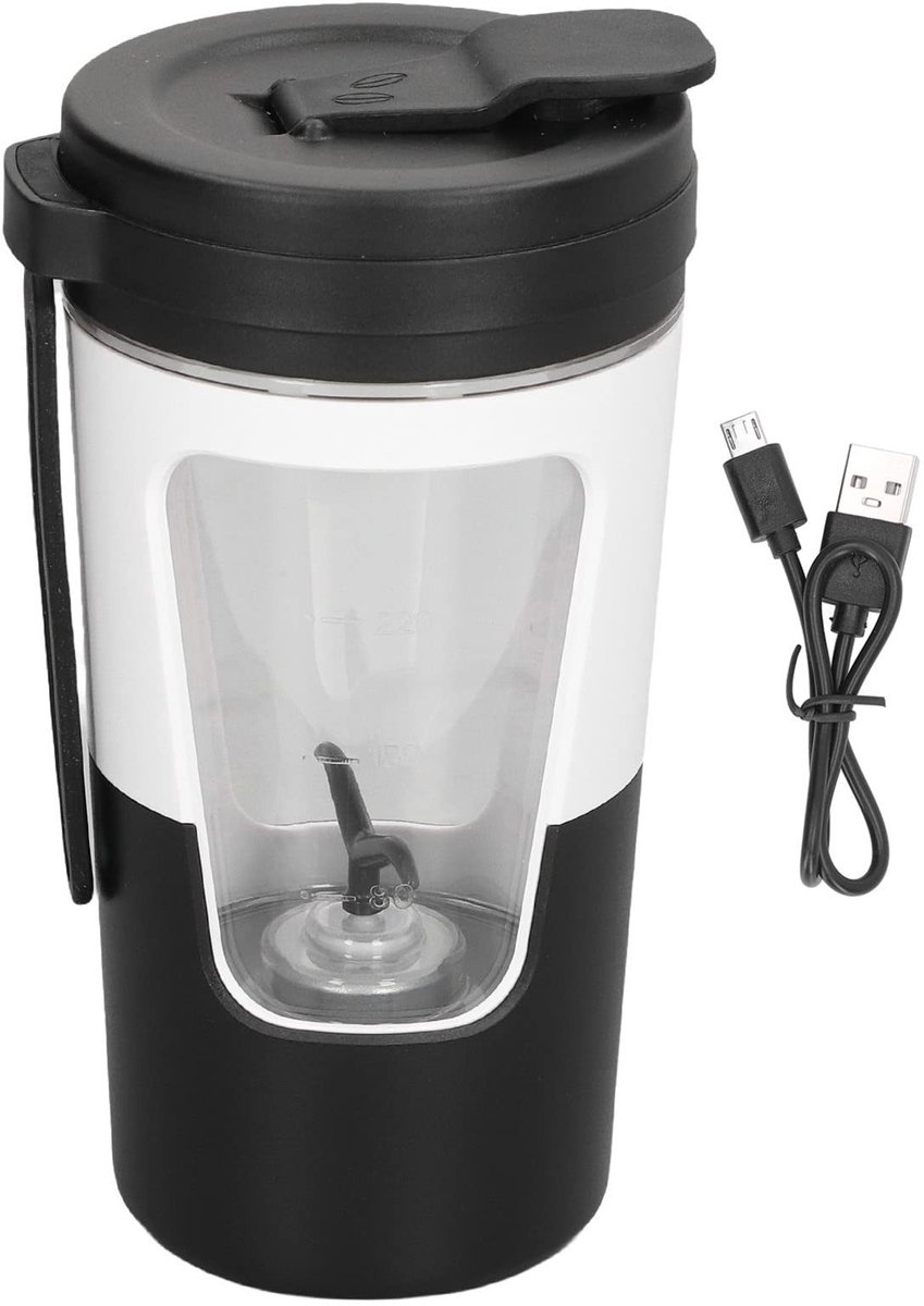 aladdien - Roeren Koffiekopje - Oplaadbare mengbeker - Automatisch mixen - Draagbare multifunctionele mixer - Sportwaterfles - Drinkware - Geschikt ..