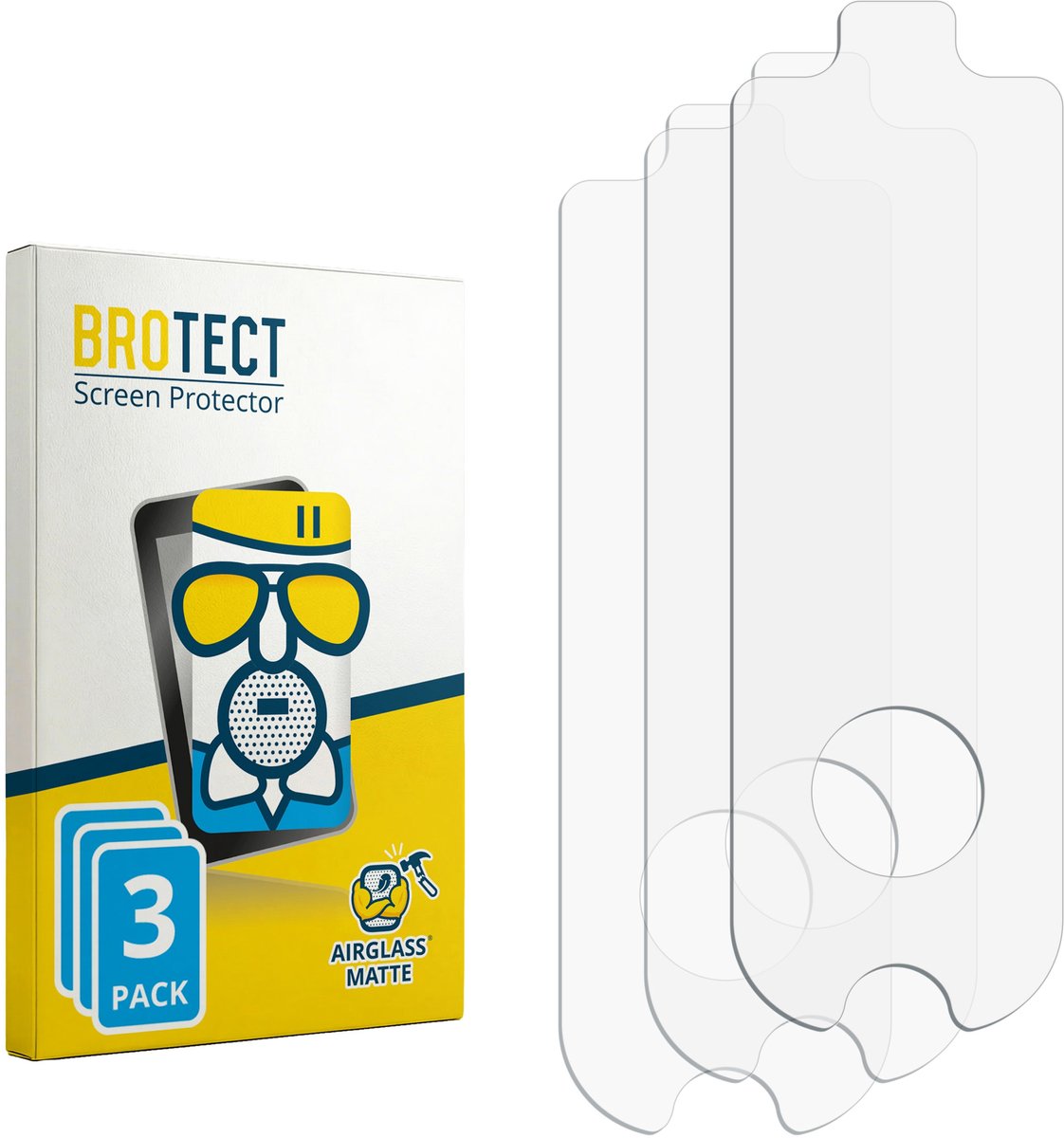 BROTECT - Screenprotector voor Segway Ninebot KickScooter MAX G2D - Folie Beschermfolie Beschermglas matte 3 Stuks – foto 8