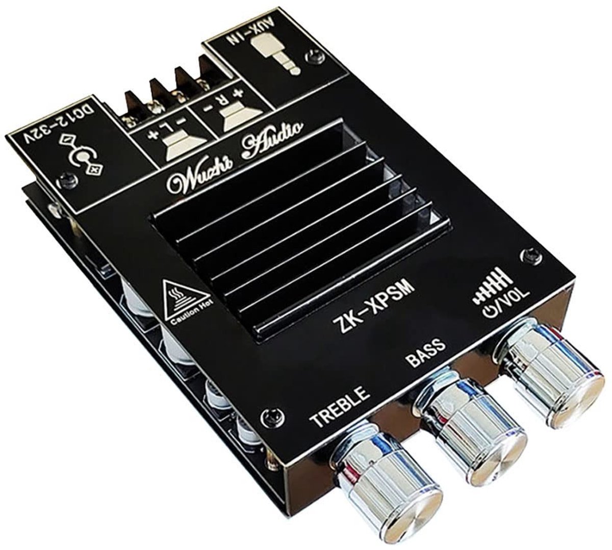 Zeynomax - Audio eindversterker - Bluetooth 5.0 - HiFi geluid - Compact formaat - Subwoofer ondersteuning - Geschikt voor thuisbioscoop - Model AUZ2..