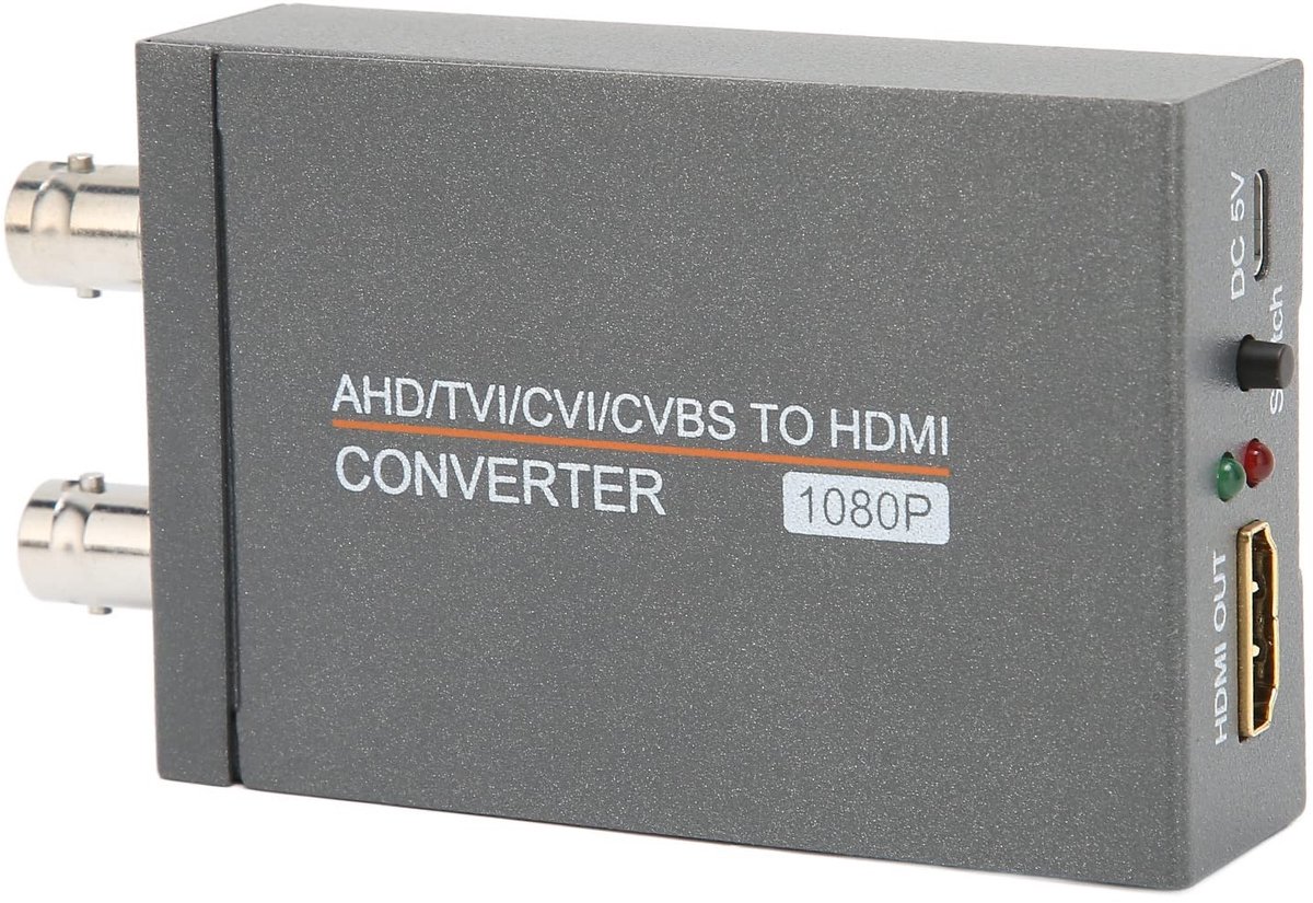 SPHProducts - HDMI Videoadapter voor Monitor - Grijs - Full HD Resolutie - Compact formaat