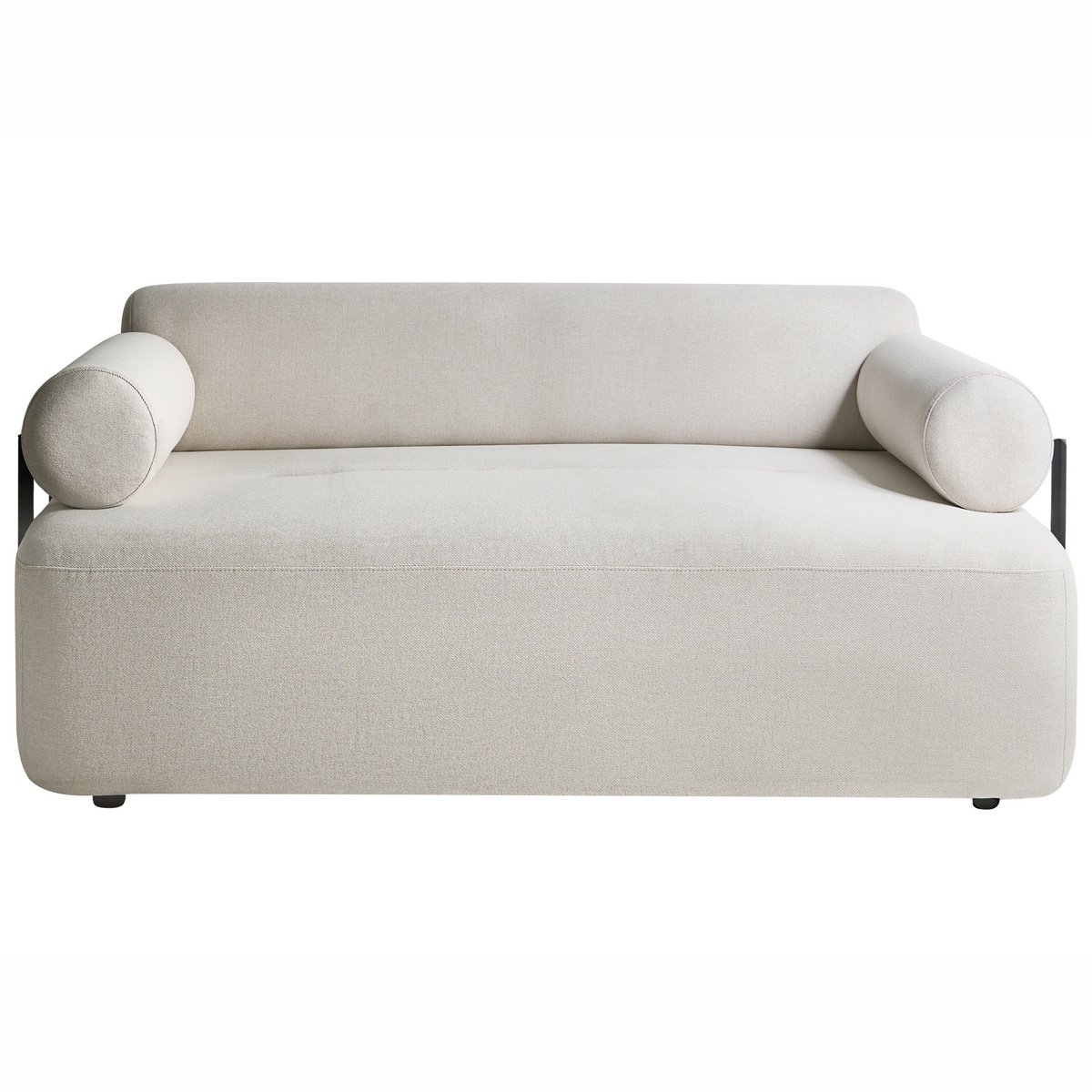 ELVA - Tweezitsbank - Gebroken wit - Polyester