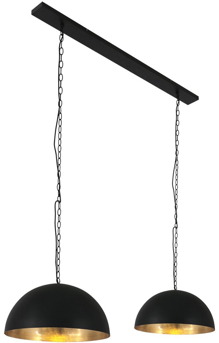 Steinhauer Hanglamp semicerikel 2556 zwart goud