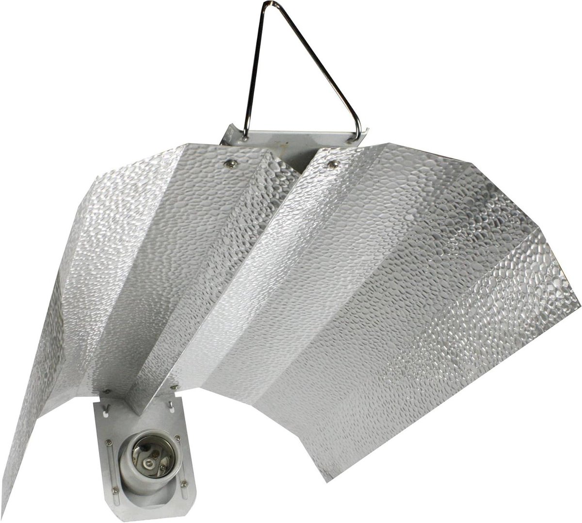 Groeireflector - Meeuw vleugel - Planten Groeien - Duits Aluminium - 19 inch - Zilver
