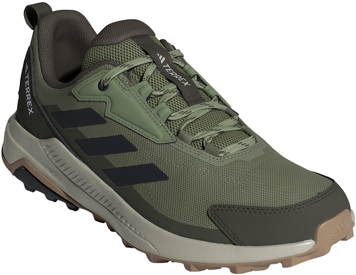 Adidas Heren Terrex Anylander Wandelschoen JR6599 Tengrn/Carbon/Olistr Groen