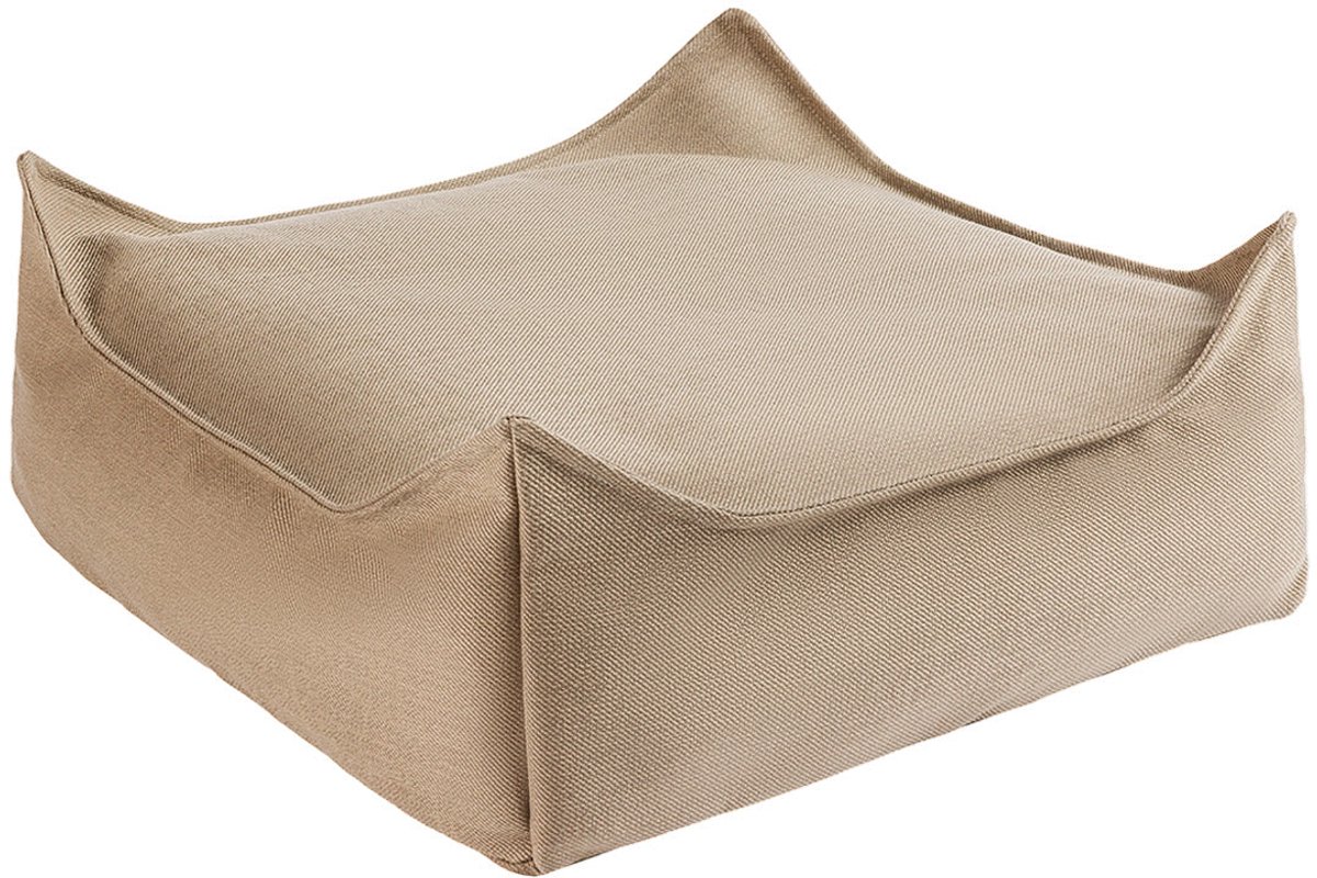 Wigiwama Outdoor Square Ottoman / Poef - 60x60x20cm - Dune