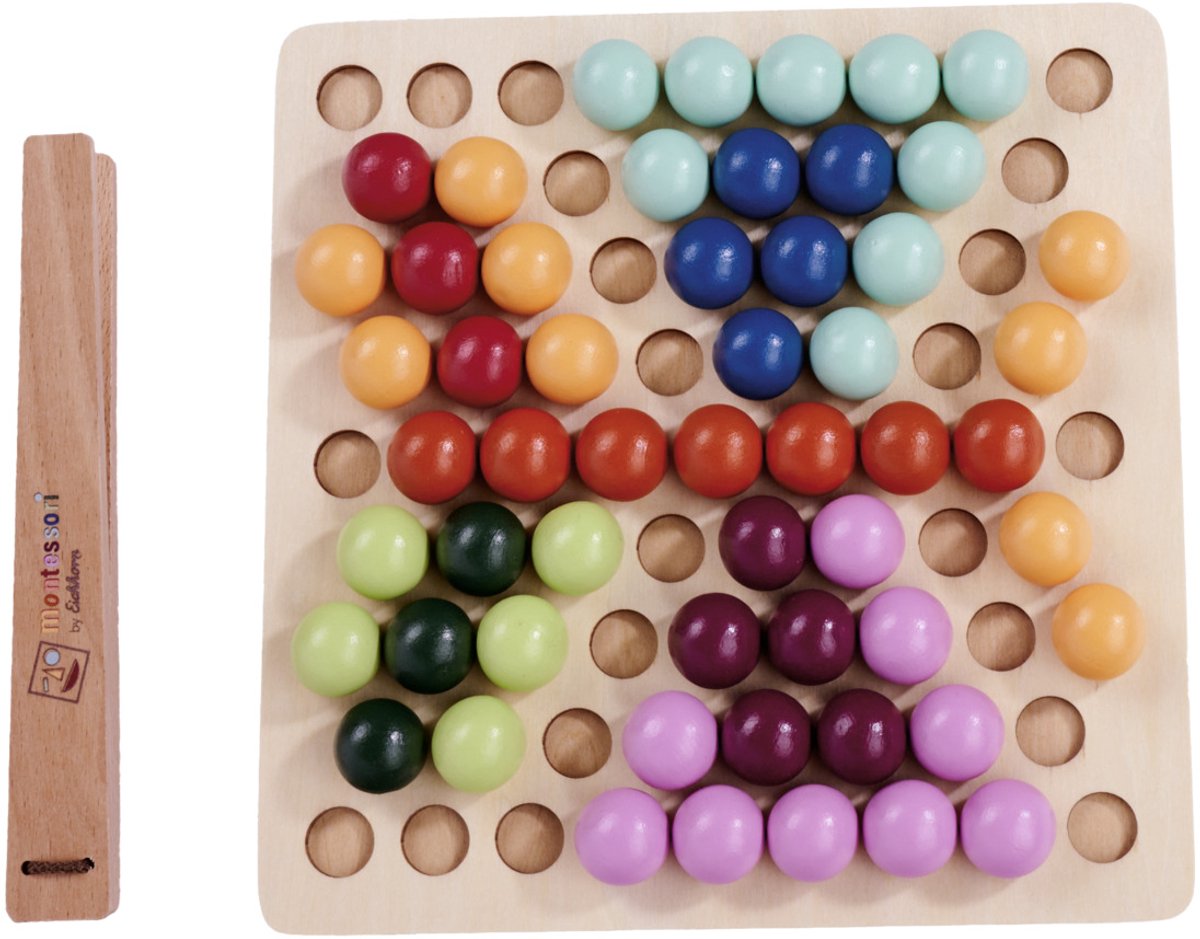 Eichhorn - Educatief spel - Montessori sorteerkralen