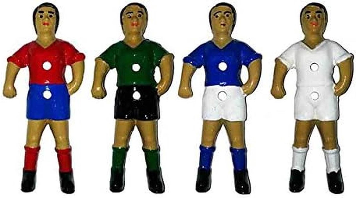 Tafelvoetbal Speler - Voetbalspeler Poppetje - Tafelvoetbal Spel - Standaard Barra 13mm - One Size - Blauw