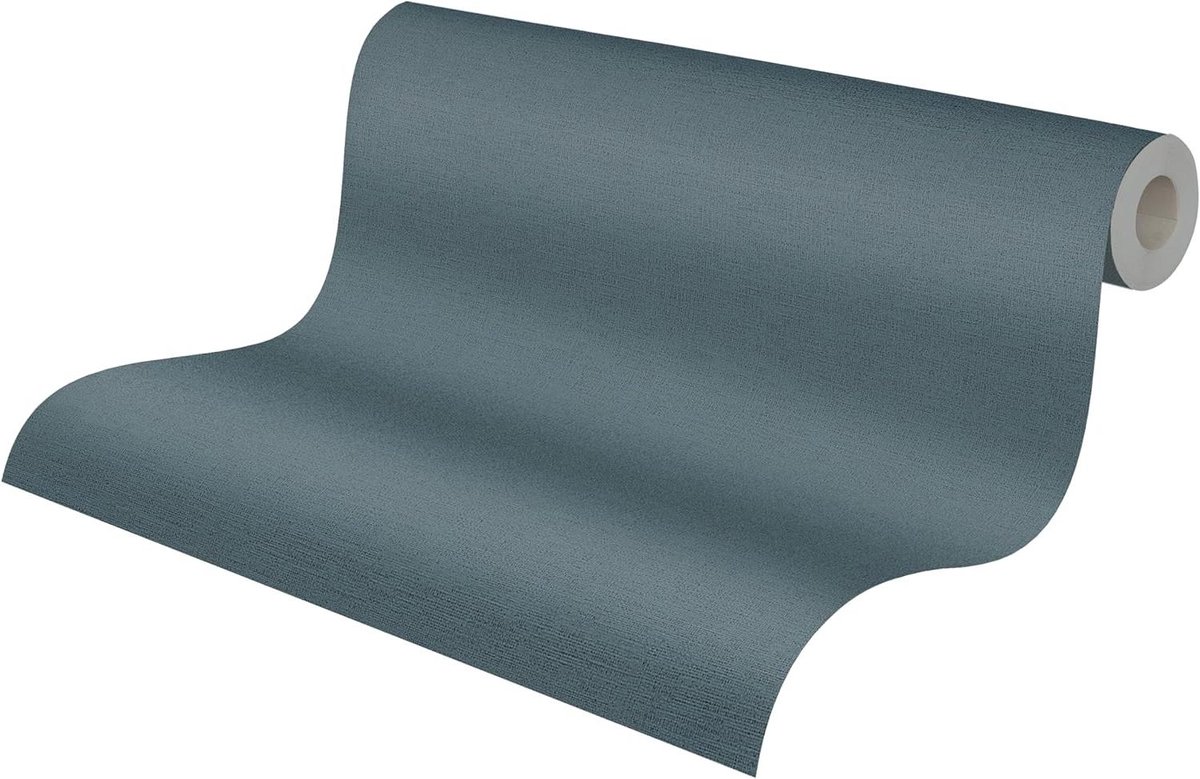 Uni Behang Cuba Vliesbehang 10.05 m x 0.53 m Blauw Gemaakt in duitsland