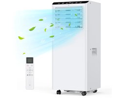 Novari 3 in 1 Airconditioner - Airco - Koeler - Ventilator - Ontvochtiger - Klimaat beheersing - 24 uur timer - Afstandsbediening
