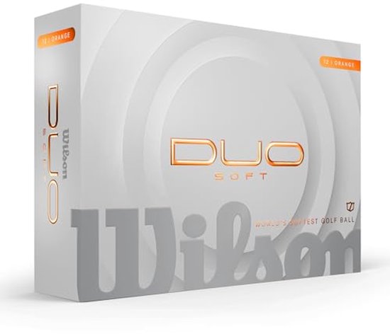 Golfballen Duo Soft - Golf Ballen - Afstand en Gevoel - Zachtste Ter Wereld - 12 Stuks - Oranje — afbeelding 2