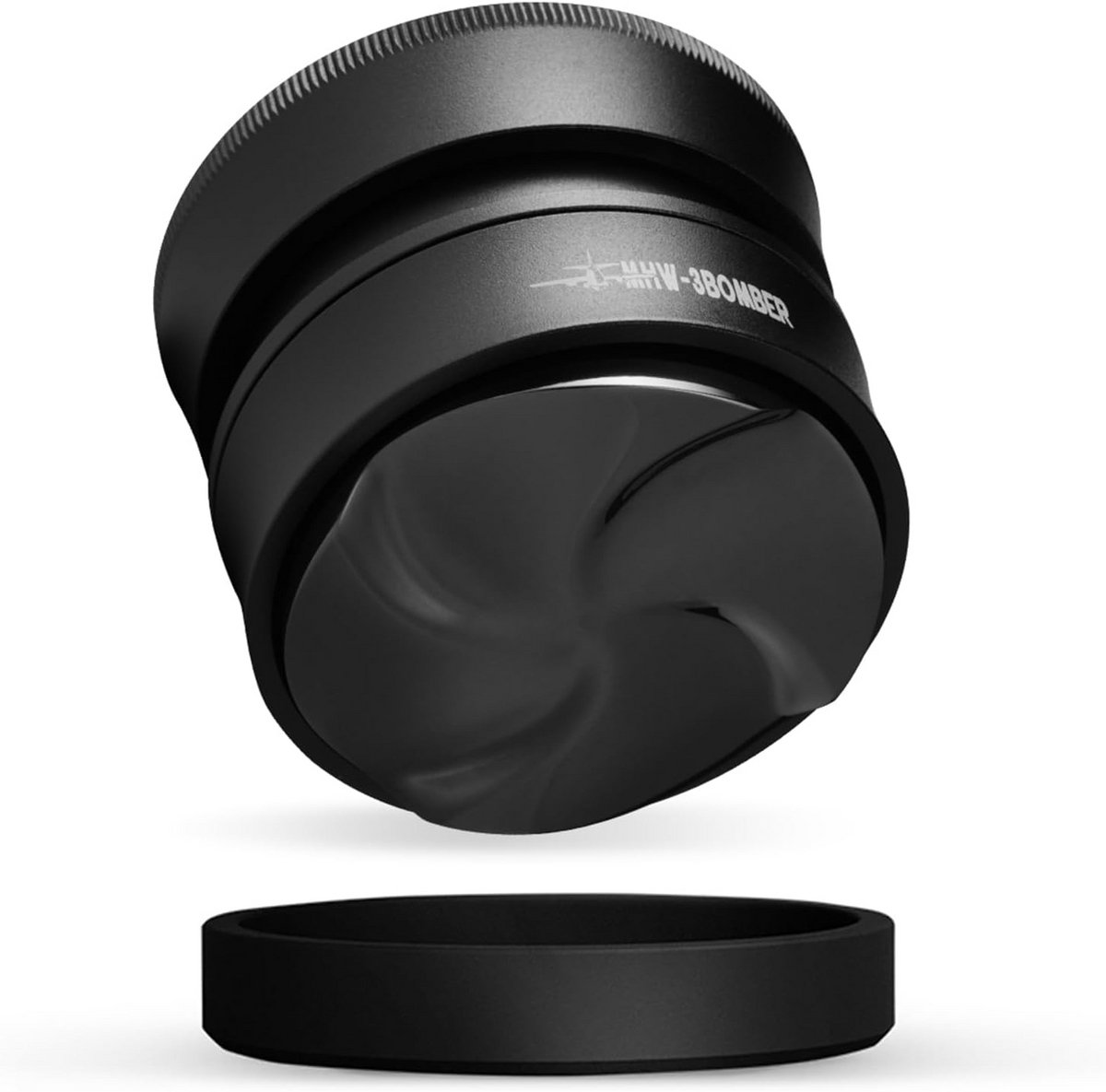 Koffieverdeler Espresso tool Perfecte extractie Aanpasbare hoogte 51mm basis Zwart