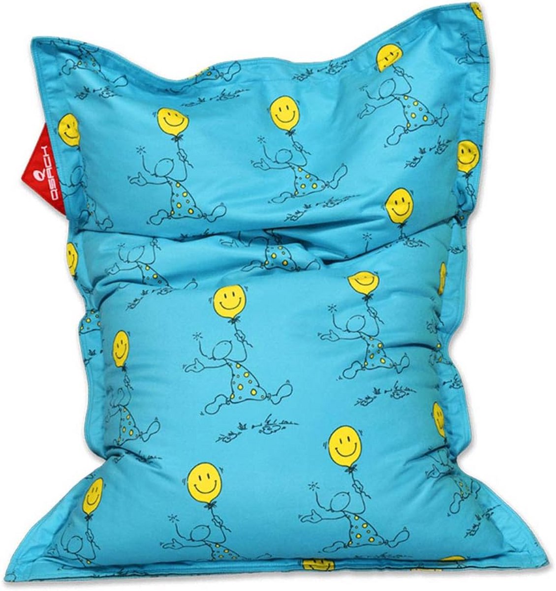 Kinder Zitzak - Zitkussen Poef - Ontspannen Zitten - Vulling Getest - 100 x 140 cm - Turquoise