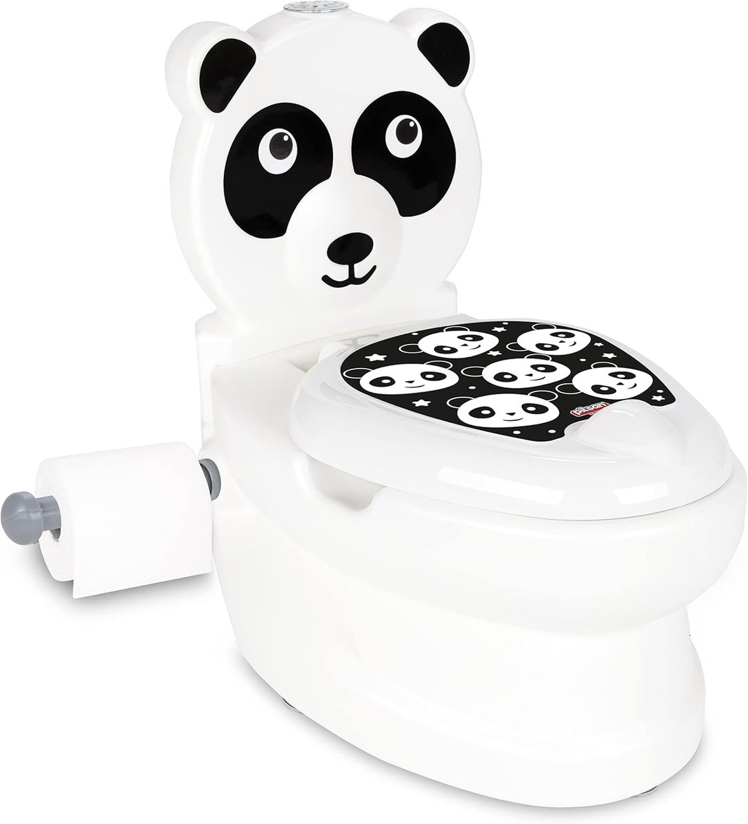 Kinder Potty Trainer - Zindelijkheidstrainer Potje - Leren naar toilet - Met Geluidseffect - 41 cm - Wit