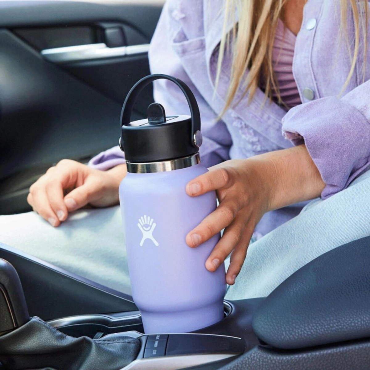Hydro Flask Thermosfles Wide Straw 945ml - Agave Groen