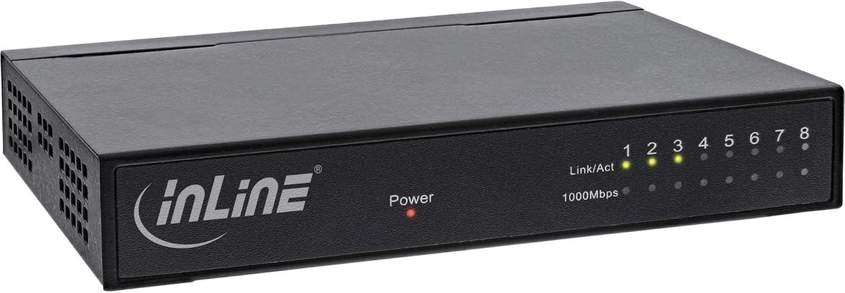 Gigabit Netwerk Switch met 8 Poorten voor Thuis en Kantoor